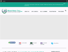 Tablet Screenshot of alhamdislamictutor.com